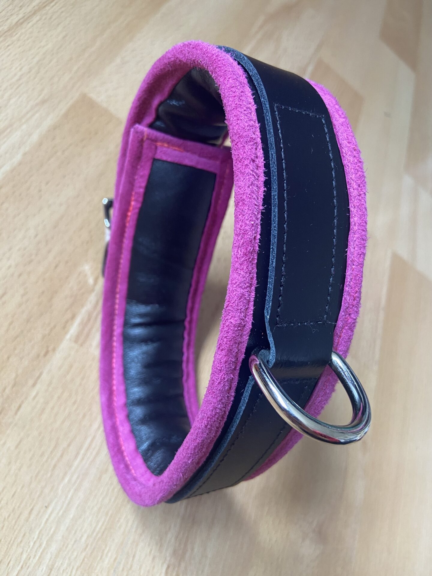 Pink BDSM collar