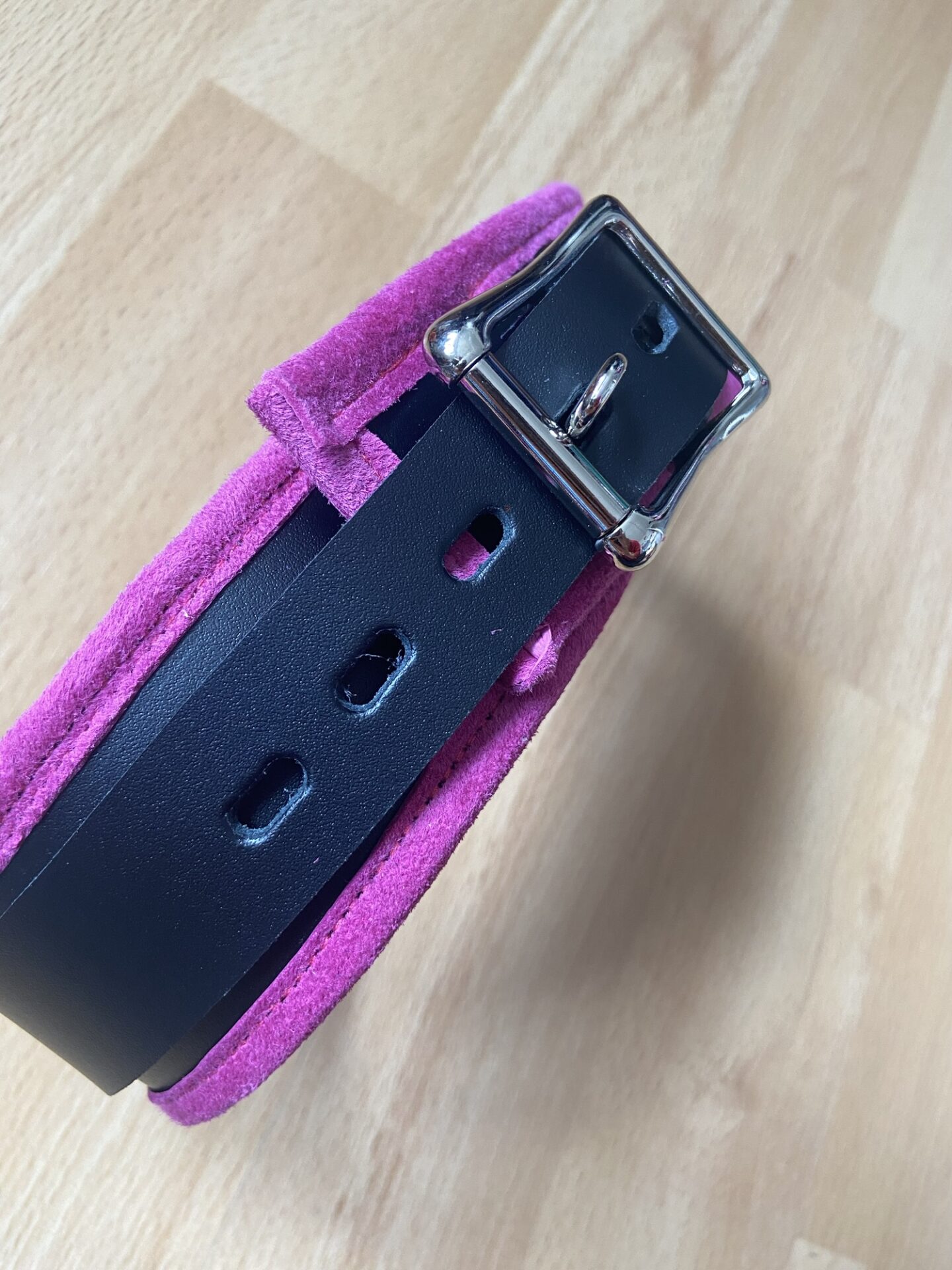 Pink BDSM collar